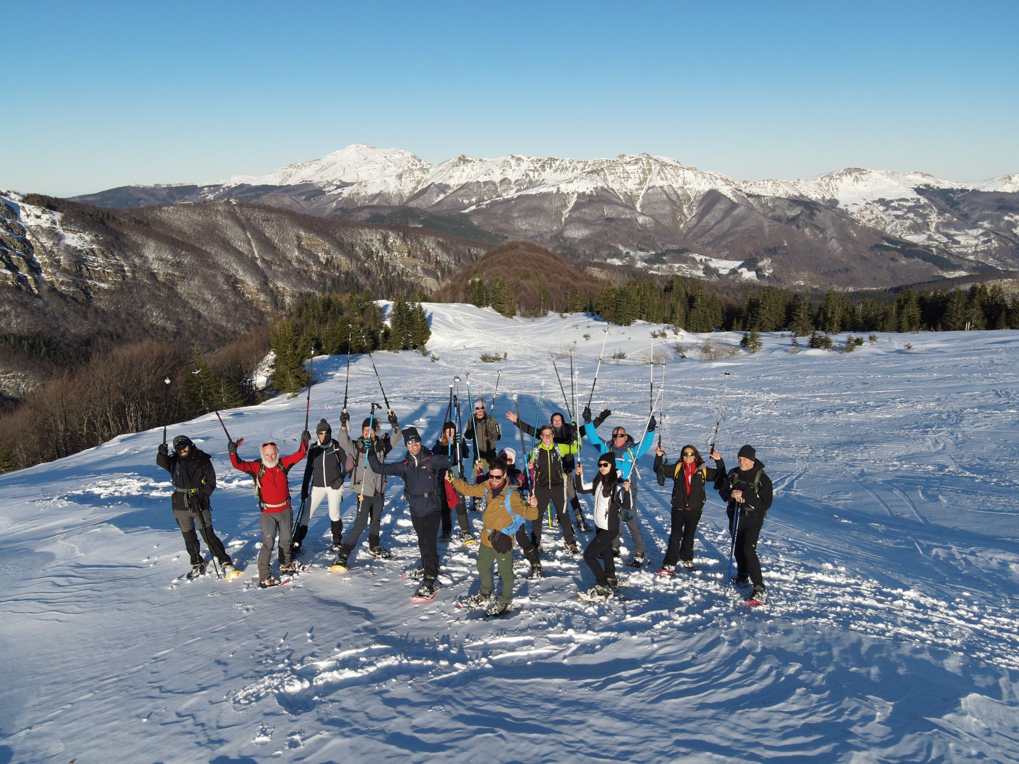 Escursioni con le racchette da neve